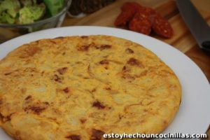 Tortilla con chorizo