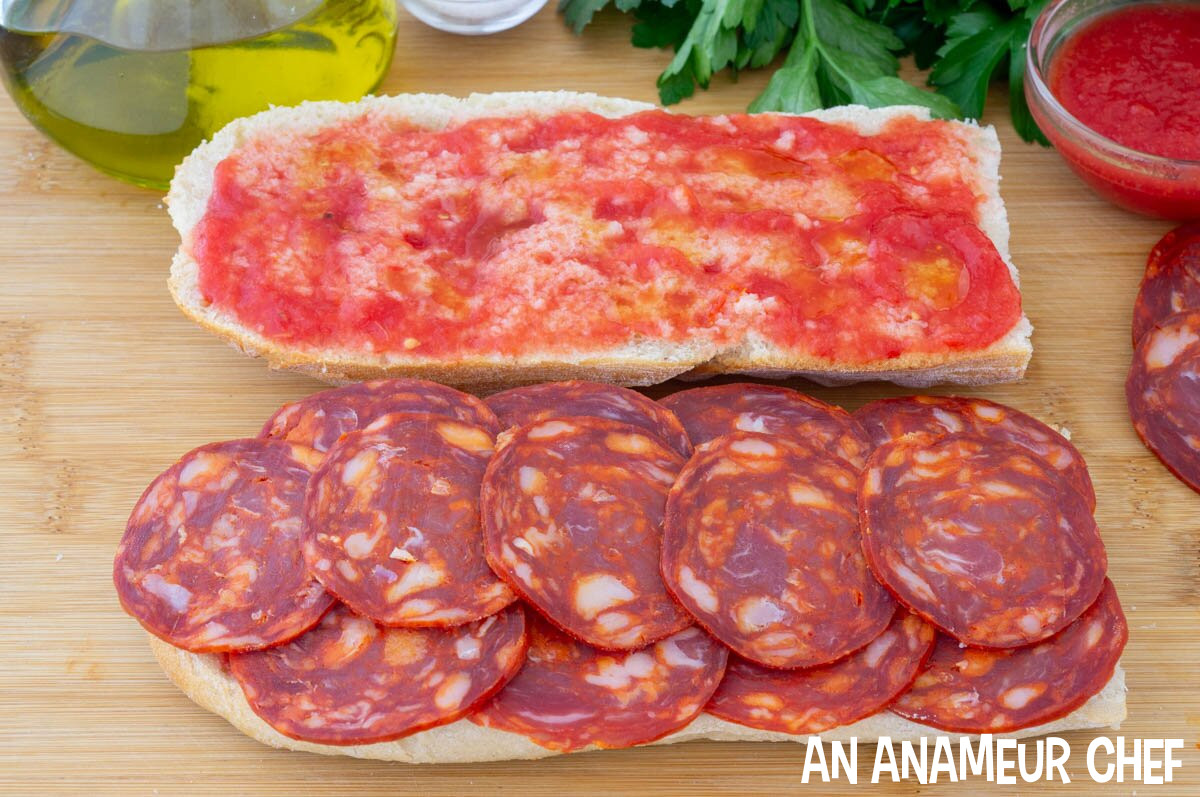 Chorizo sandwich (add the chorizo)