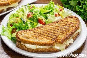 American-style grilled cheese sandwich